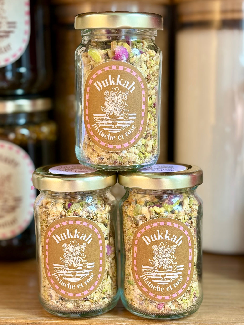Dukkah pistaches/noisettes et rose