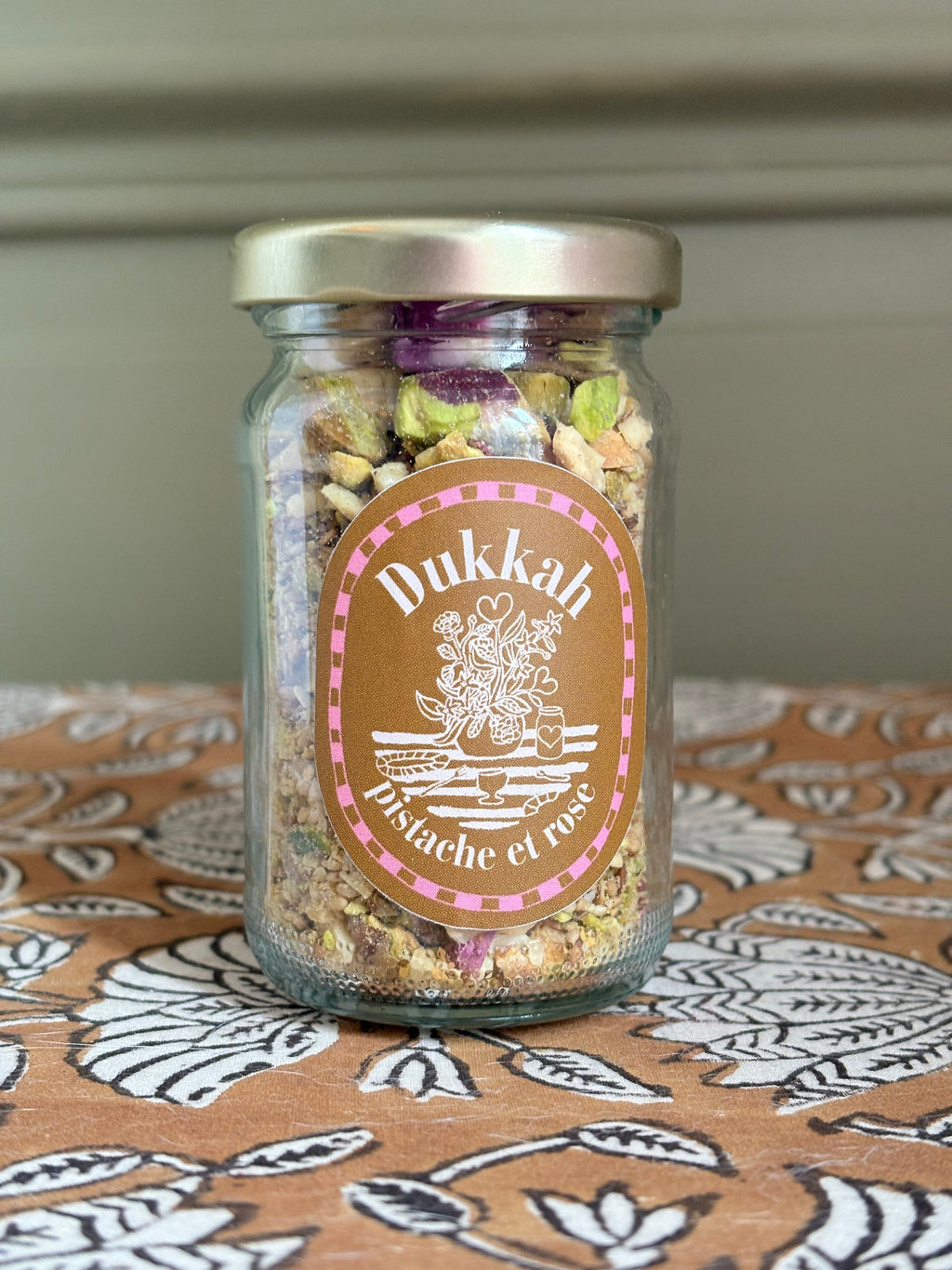 Dukkah pistaches/noisettes et rose