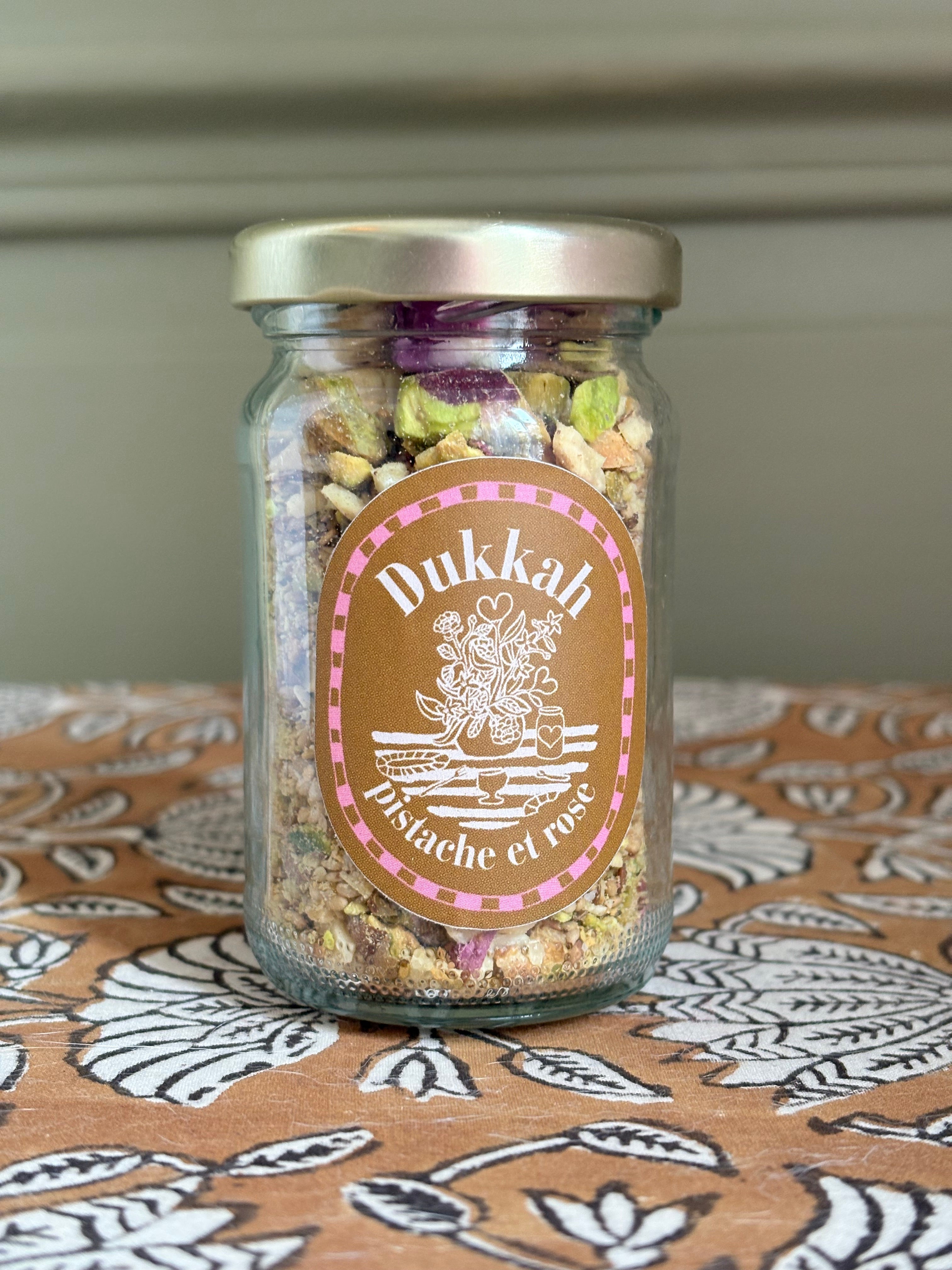 Dukkah pistaches/noisettes et rose