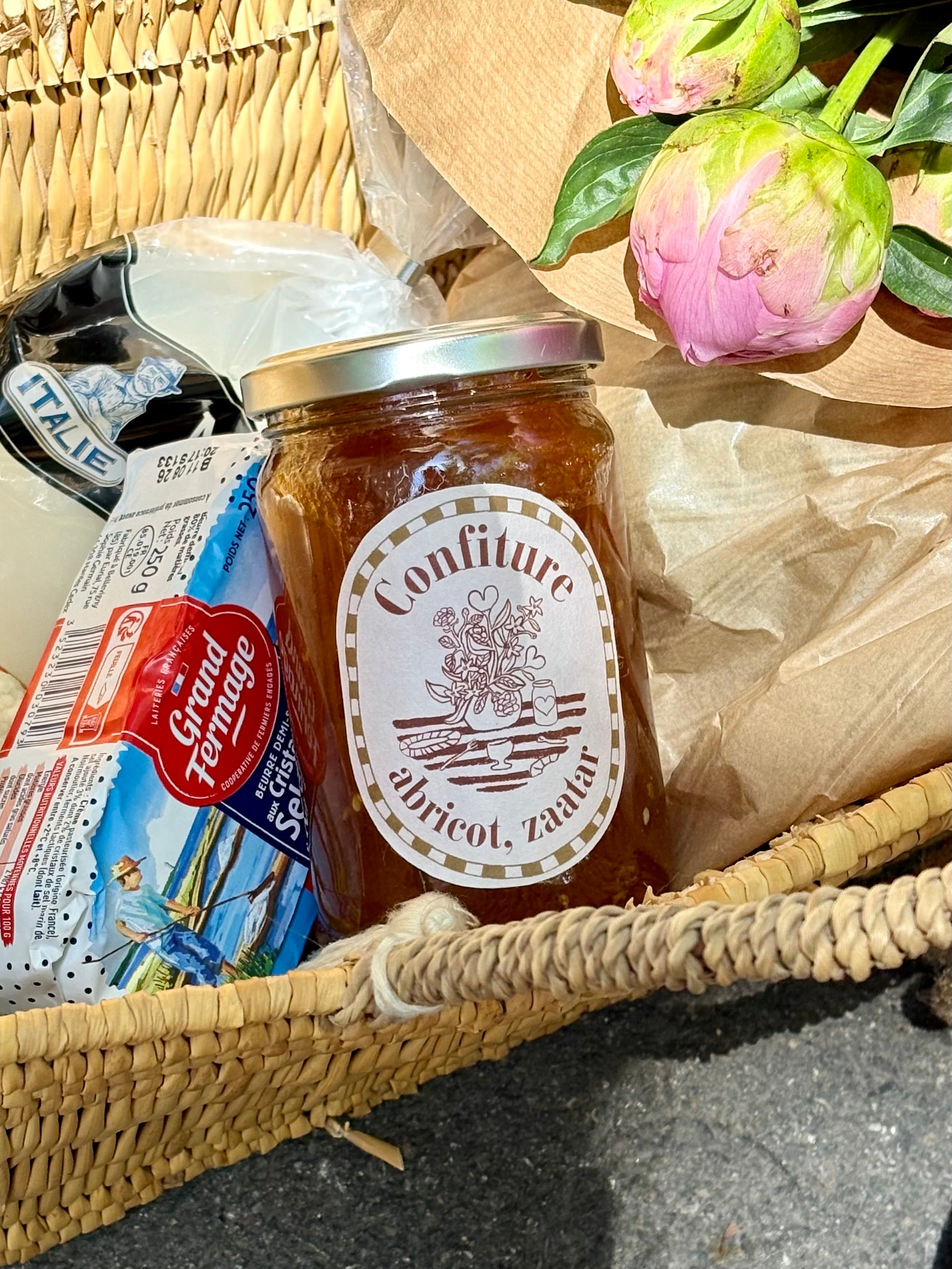 Confiture abricot zaatar