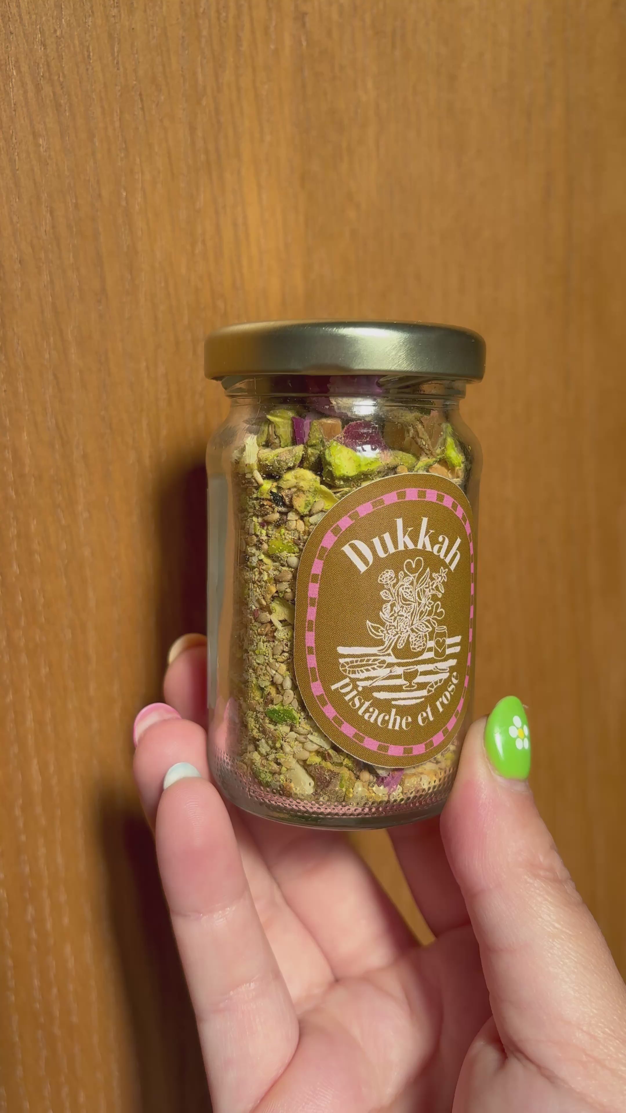 Dukkah pistaches/noisettes et rose
